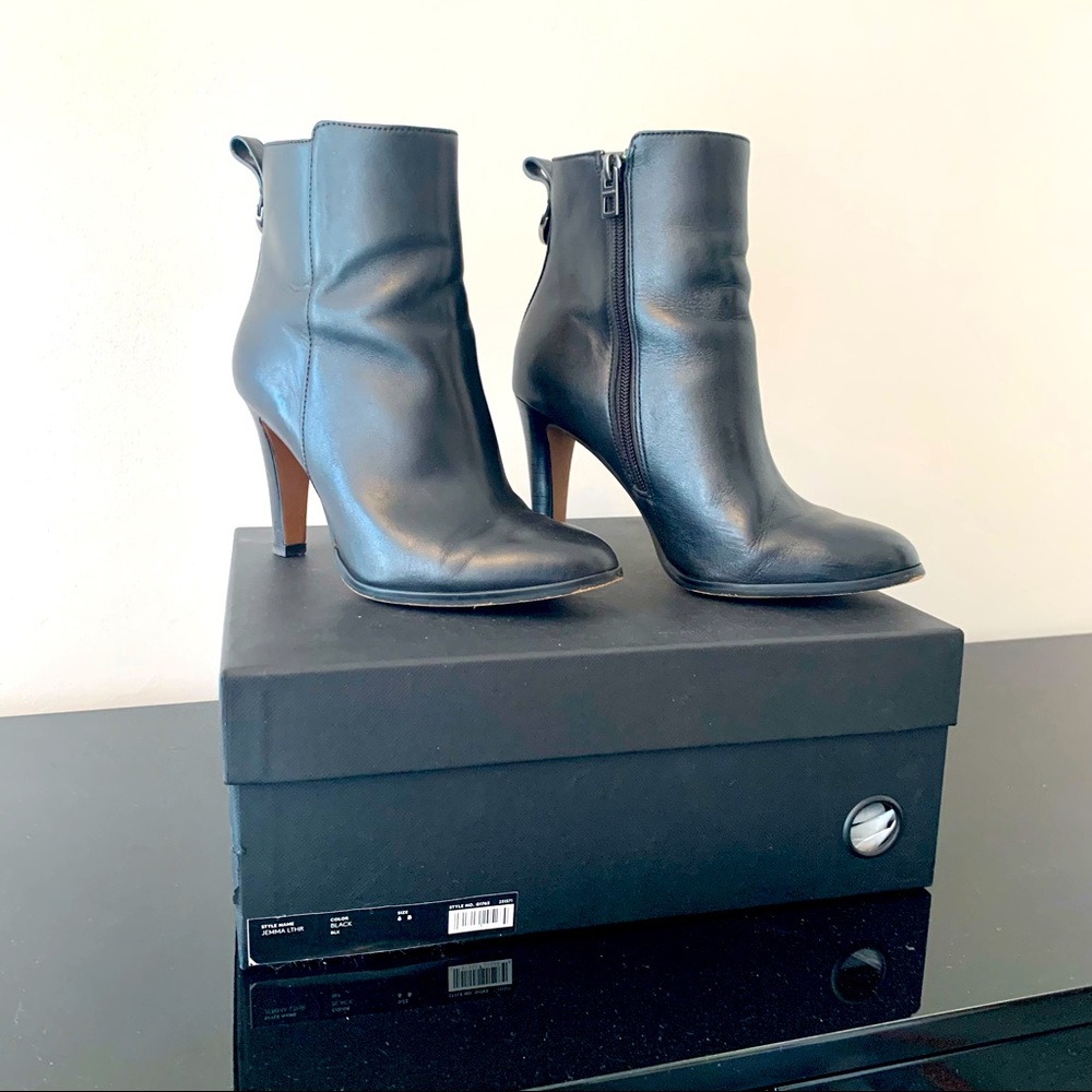 Coach Black Leather Booties 6